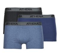 Boxers hommes Athena BASIC COTON Pack de 4 Bleu EU M