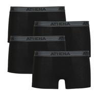 Boxers hommes Athena BASIC COTON Pack de 4 Noir EU S