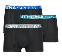 Athena - Lot de 3 Boxers Homme Fresh - Microfibre Respirante - Label Oeko-TEX® Standard 100- Coupe Ergonomique - Confort et Maintien Supérieurs