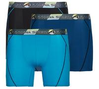 Boxers hommes Athena TRANING DRY LONG Pack de 3 Bleu EU L