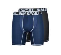 Boxers hommes DIM DIM SPORT BOXER LONG MICROFIBRE PACK X2 Multicolore T3