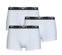 Emporio Armani Boxers hommes AF14131 Lot de 3 Trunk Blanc Taille M