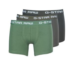 Boxers hommes G-Star Raw CLASSIC TRUNK CLR 3 PACK Vert EU XS