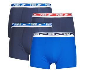 Boxers hommes Puma DUO LOGO BOXER ECOM Pack de 4 Bleu EU M