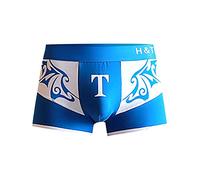 Boxers pour homme - Caleçon confortable avec imprimé ailé - Respirant - Taille élastique - Sous-vêtements doux et parfaits - Sous-vêtements décontractés pour le sport et la vie quotidienne, bleu, M