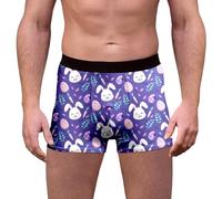 Boxers pour Homme Confort et High Qualité Pas Cher Rigolo Calecon Caleçon Nouveauté Personnalisé Men's Lingerie en Dentelle Culottes Taille Ouverte Disponible Grandes Tailles