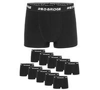 Boxers pour Homme Lot de 10 Unicolore Slim Coton Tissu élastique sous-vêtements Basic Noir L