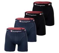 Boxers Pour Hommes Champion, Pack De 4 - Coton, Ceinture Logo, Uni