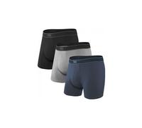 Saxx Boxers Daytripper – Pack de 3 (Noir, Bleu marine, Gris) – Taille S