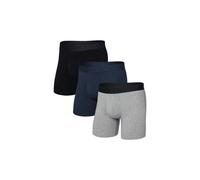 Boxers saxx droptemp cooling cotton brief fly gris bleu noir homme lot de 3