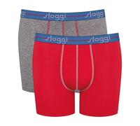 Sloggi Boxer Start Short C2P Homme Rouge Dark Combination – Lot de 2