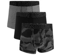 Boxers UA Performance Tech 3" Boxerjock Black/Castle Rock - 3 pcs. Under Armour XXL
