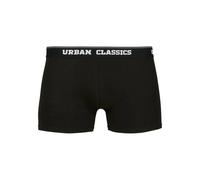 Urban Classics Lot de 5 Boxers Organiques Homme Noir – 95% Coton Organique, 5% Élasthanne – S