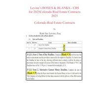 Boxes & Blanks - CBS: Colorado Real Estate Contracts - Boxes & Blanks
