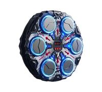 Boxeur de rythme fixé au mur - Station interactive d'entraînement au combat - Stimulateur d'agilité | Durable Cm Échelle Athletic Strike Pad Audio Percussion Outil d'entrée