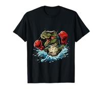 Boxeur Dinosaure T-Rex Kickboxing Amoureux de boxe T-Shirt