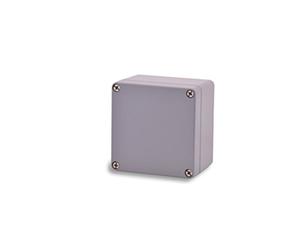 BOXEXPERT Alster Boîtier industriel en aluminium 100 x 100 x 81 mm IP 66 Gris RAL7001 Boîtier de distribution