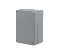 BOXEXPERT Alster Boîtier industriel en aluminium 200 x 140 x 91 mm IP 66 Gris RAL7001 Boîtier de distribution