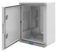 BOXEXPERT Armoire de commutation extérieure IP67 en plastique ABS 400 x 300 x 220 mm (série Fleet Pro) étanche (jusqu'à 1 m de profondeur) Boîtier de distribution industriel Boîtier vide Boîtier