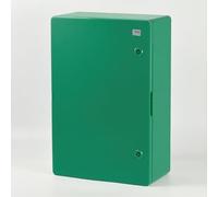 BOXEXPERT Boîte de distribution extérieure en plastique ABS IP65 - Boîtier vert (série Fleet) 600 x 400 x 200 mm - Armoire murale extérieure - Boîtier industriel étanche - Boîtier vide - Boîte à