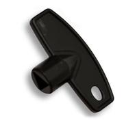 BOXEXPERT Clé triangulaire de verrouillage pour boîtier de la série Fleet, article de rechange, noir