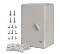 BOXEXPERT coffret de distribution exterieur IP65 ABS 300x200x130mm Fleet, etanche, armoire electrique/coffret mural, boitier industriel vide