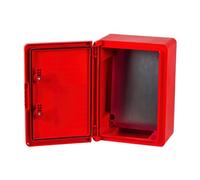 BOXEXPERT coffret de distribution exterieur IP65 ABS 350x250x150mm Fleet, etanche, armoire electrique/coffret mural, boitier industriel vide, noir