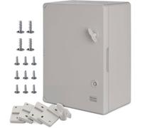BOXEXPERT Coffret de distribution extérieur IP65 ABS 400x300x170mm Gris ou Noir Boîtier mural industriel