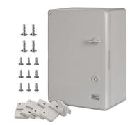 BOXEXPERT® coffret electrique etanche exterieu [plastique ABS - IP65] Gris (la série Fleet) 350x250x150mm | boitier electrique | coffret électrique étanche | armoire electrique | coffret etanche