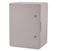 BOXEXPERT® coffret electrique etanche exterieu [plastique ABS - IP65] Gris (la série Fleet) 400x300x220mm | boitier electrique | coffret électrique étanche | armoire electrique | coffret etanche