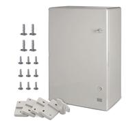 BOXEXPERT® coffret electrique etanche exterieu [plastique ABS - IP65] Gris (la série Fleet) 600x400x200mm | boitier electrique | coffret électrique étanche | armoire electrique | coffret etanche