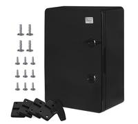 BOXEXPERT® coffret electrique etanche exterieu [plastique ABS - IP65] Noir (la série Fleet) 350x250x150mm | boitier electrique | coffret électrique étanche | armoire electrique | coffret etanche