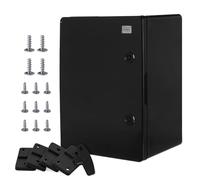 BOXEXPERT® coffret electrique etanche exterieu [plastique ABS - IP65] Noir (la série Fleet) 400x300x220 mm | boitier electrique | coffret électrique étanche | armoire electrique | coffret etanche
