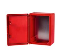 BOXEXPERT® Coffret electrique exterieur etanche [Boitier ABS IP65] rouge (Serie Fleet) 400x300x170mm | Armoire electrique exterieure | Coffret mural | Boitier industriel | Coffret vide