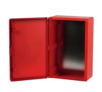 BOXEXPERT® Coffret electrique exterieur etanche [Boitier ABS IP65] rouge (Serie Fleet) 600x400x200mm | Armoire electrique exterieure | Coffret mural | Boitier industriel | Coffret vide