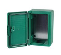 BOXEXPERT® Coffret electrique exterieur etanche [Boitier ABS IP65] vert (Serie Fleet) 300x200x130mm | Armoire electrique exterieure | Coffret mural | Boitier industriel | Coffret vide