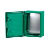 BOXEXPERT® Coffret electrique exterieur etanche [Boitier ABS IP65] vert (Serie Fleet) 400x300x170mm | Armoire electrique exterieure | Coffret mural | Boitier industriel | Coffret vide