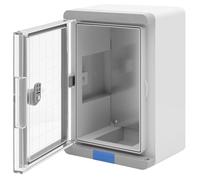 BOXEXPERT® Coffret étanche IP67 avec porte transparente, ABS gris 300x200x130 mm | Extérieur | Série Fleet Pro | Coffret vide