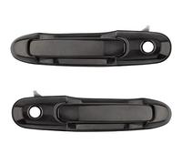 BOXI Lot de 2 poignées de porte extérieures extérieures avant gauche et droite pour Toyota Sienna 1998 1999 2000 2001 2002 2003 noir lisse (80850 80357 6922008010A0 6921008010C0 TO1311110A0 26 à 1