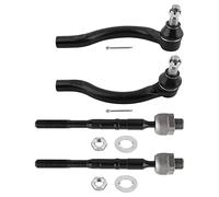 BOXI Lot de 4 biellettes de direction avant intérieure et extérieure pour Infiniti QX56 2004-2013 / Nissan Armada 2005-2015 / Nissan Pathfinder Armada 2004 / Nissan Titan 2004-2015 | EV800216 ES800031