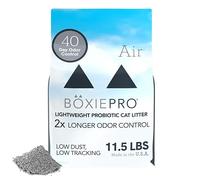 BoxiePro Air Litière pour Chat légère, Nettoyage en Profondeur, sans Parfum, Dure et agglomérante, Formule végétale, Nettoyage Domestique, litière Ultra Propre, contrôle des odeurs alimenté par des