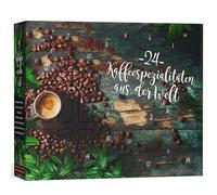 BOXILAND® Calendrier de l’Avent Café 2025 [GRAINS ENTIERS · BIO & FAIRTRADE] - 24 cafés de spécialité du monde entier - Grains premium torréfiés pour machines automatiques et amateurs de café