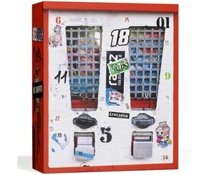 BOXILAND® Calendrier de l’Avent Nostalgie de Bonbons [RETRO VINTAGE] - Calendrier de l’Avent 2025 de Bonbons - Calendrier de Friandises - Des années 80, 90 et 2000 (24× Bonbons de l’Enfance)