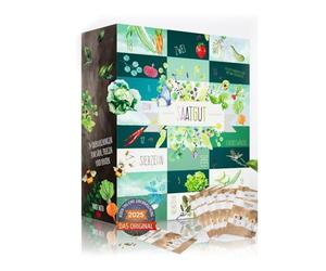 BOXILAND® Calendrier de l’Avent Semences 2025 [24 VARIÉTÉS DE LÉGUMES, HERBES ET FRUITS] - Calendrier de l’Avent 2025 Graines Jardin
