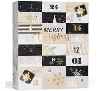 BOXILAND® Calendrier de l'Avent Bien-être Hiver 2026 Bio tisanes & noix | 24 tisanes aux herbes bio & noix, compagnons réconfortants de l'hiver - emballé à la main en cadeau pour amateurs de thé