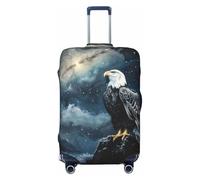 BOXILTD Eagle on the Peak Housse de protection pour valise de 45,7 à 81,3 cm, noir, violet, rouge, noir, Small