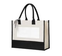 BOXILTD Grand sac fourre-tout en toile avec drapeau de l'État de l'Ohio - Sac à main pour femme, sac fourre-tout polyvalent en toile pour un usage quotidien, Couleur : blanc naturel, One Size