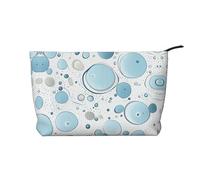 BOXILTD Smart Wolf Trousse de maquillage de voyage souple avec fermeture éclair Idéal pour les essentiels, Petite bulle, One Size
