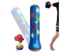 Boxing Bag for Kids - 120CM, Gloves and Pump Included, Inflatable Punching Bag, Fast Rebound | Kids Boxing Equipment, Bounce Back Punch Bags for Karate, Home, Bedroom, Indoor, Boys, Girls