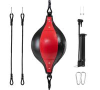 Boxing Double End Bag - 40cm Diameter PU Leather Construction Adjustable